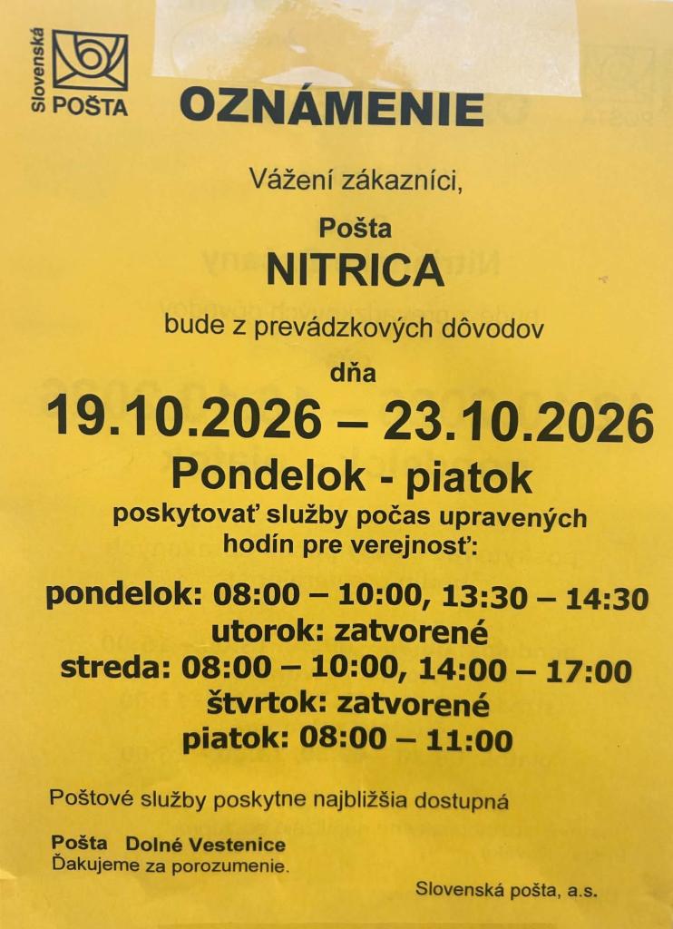 Otváracie hodiny